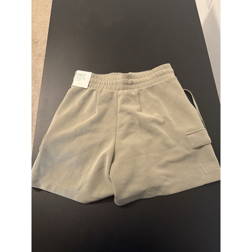 CALIA Sandwash Scuba High Rise Cargo Short Womens XS Ground Fennel NWT $68 - Picture 4 of 5